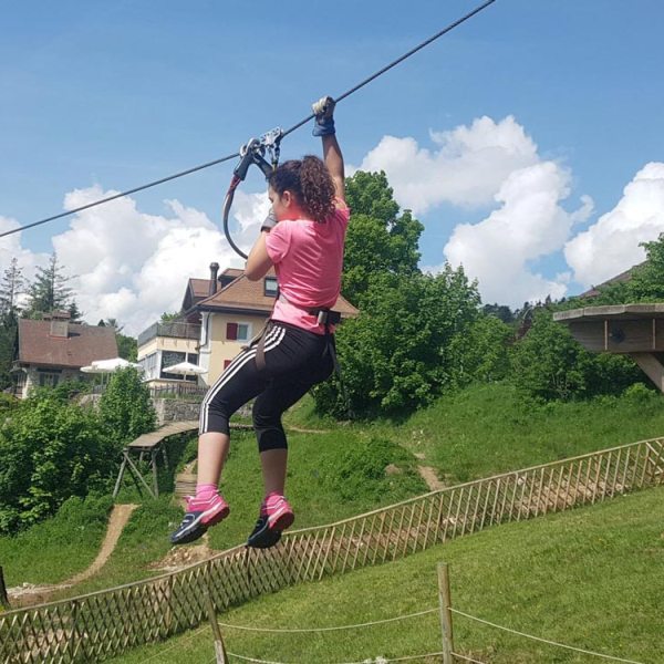 a person jumping in the air